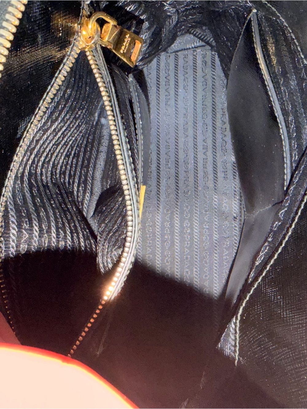 Prada Black Patent Leather Dome Satchel with Gold Hardware - Picture 3 of 4